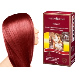 Henna em Pó Vermelho 50g – Surya Brasil