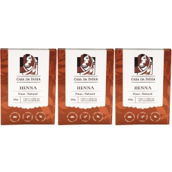 Kit 2 Henna Indiana Pura 100% Natural Ruivo Acobreado 100g cada – Casa Da Índia