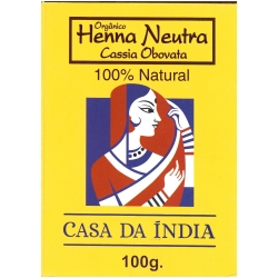 Henna Indiana Cassia Obovata Louro Dourado 100g – Casa da Índia