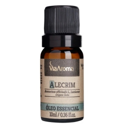 Oleo Essencial De Alecrim 10ml – Via Aroma – 100% Puro