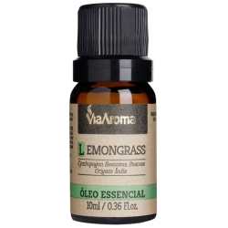 Oleo Essencial Lemongrass (Capim Limão) 10ml – Via Aroma