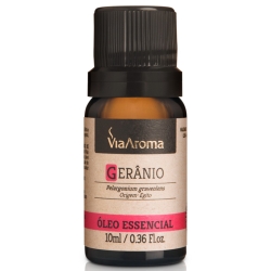 Oleo Essencial De Gerânio 10ml – Via Aroma