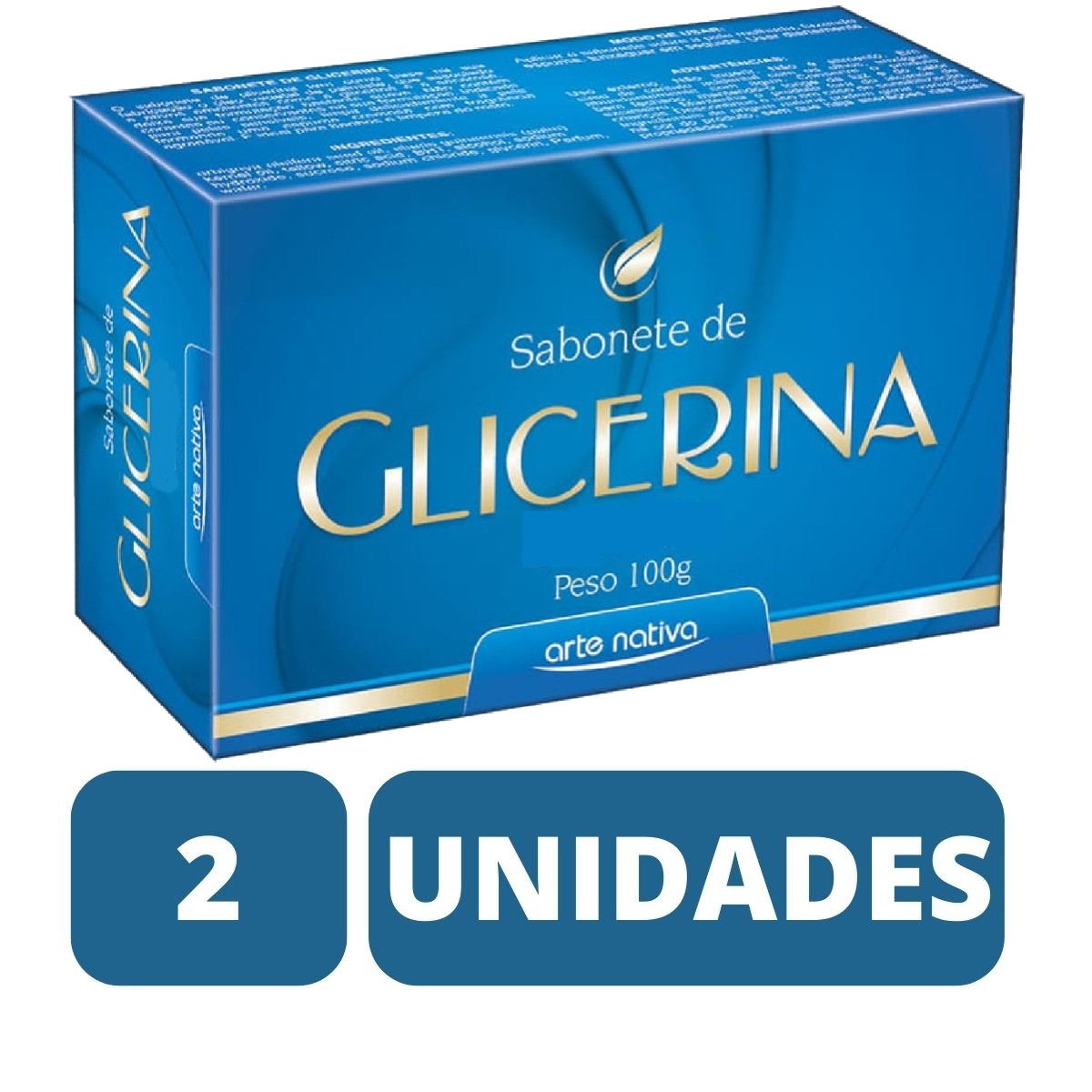 Kit 2 Sabonetes de Glicerina em Barra 100g – Arte Nativa