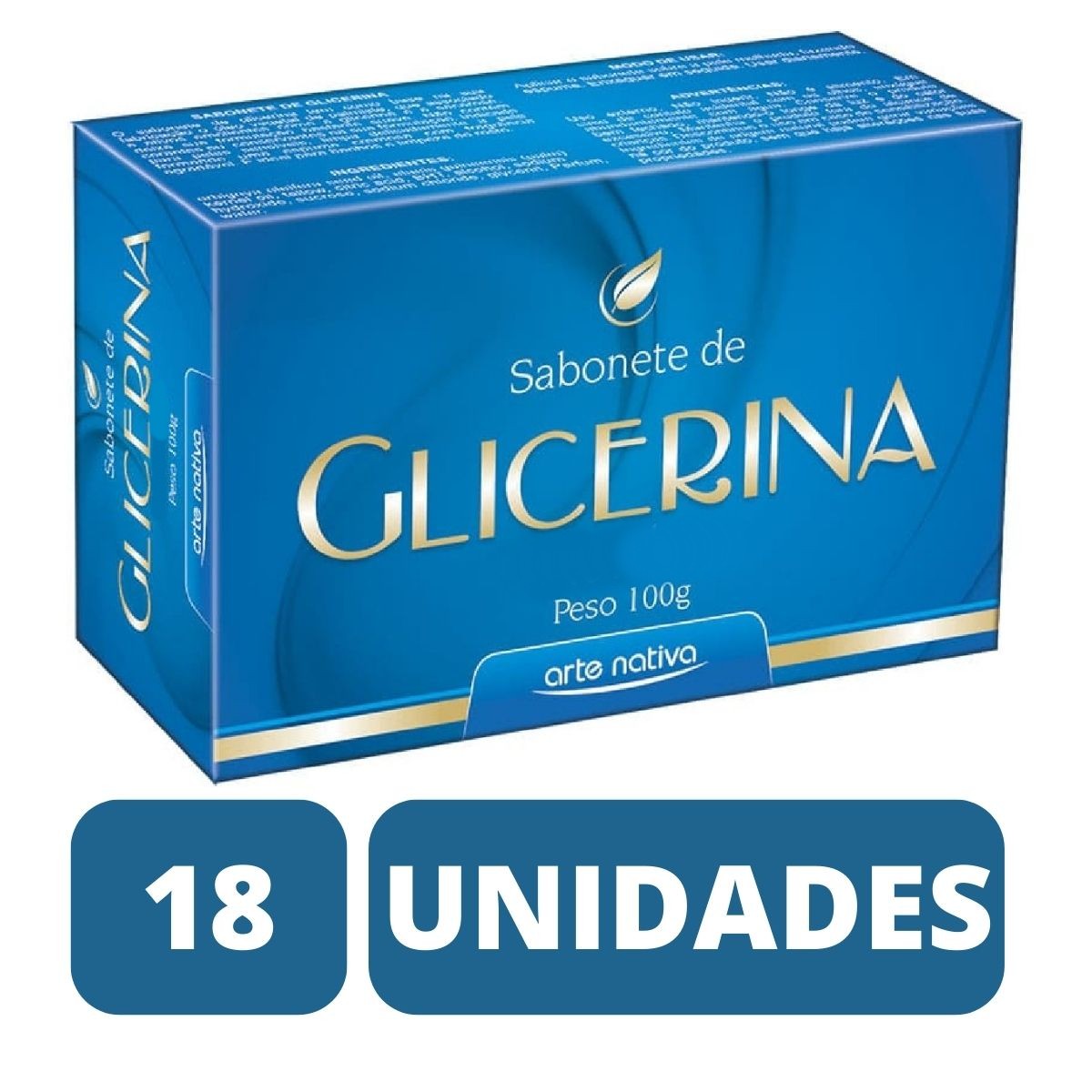 Kit 18 Sabonetes de Glicerina em Barra 100g – Arte Nativa