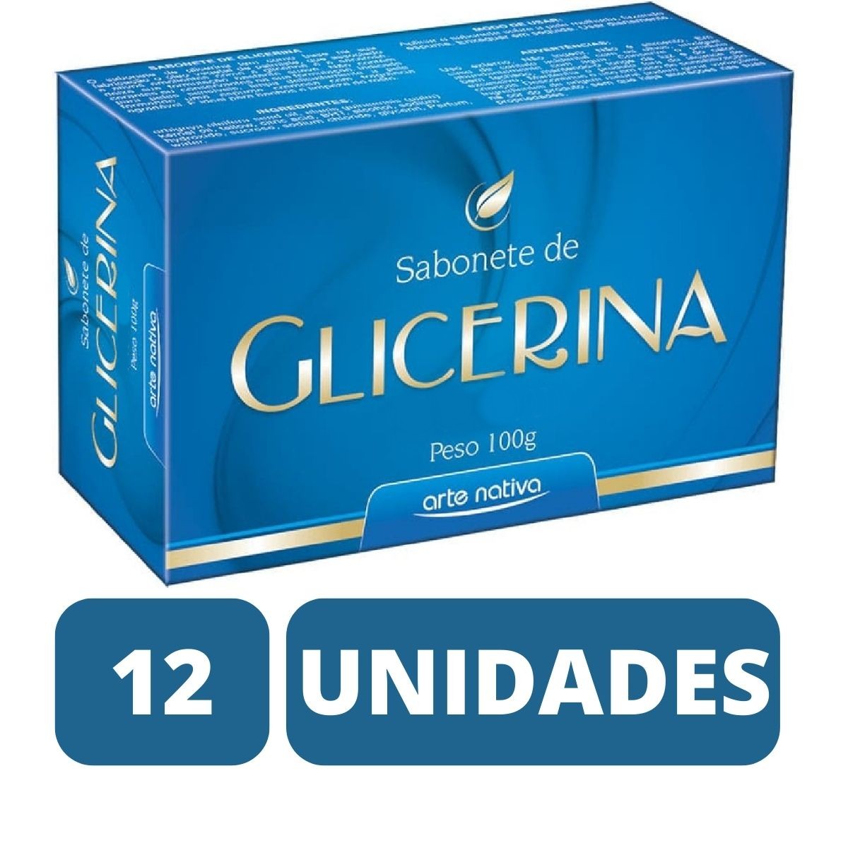 Kit 12 Sabonetes de Glicerina em Barra 100g – Arte Nativa