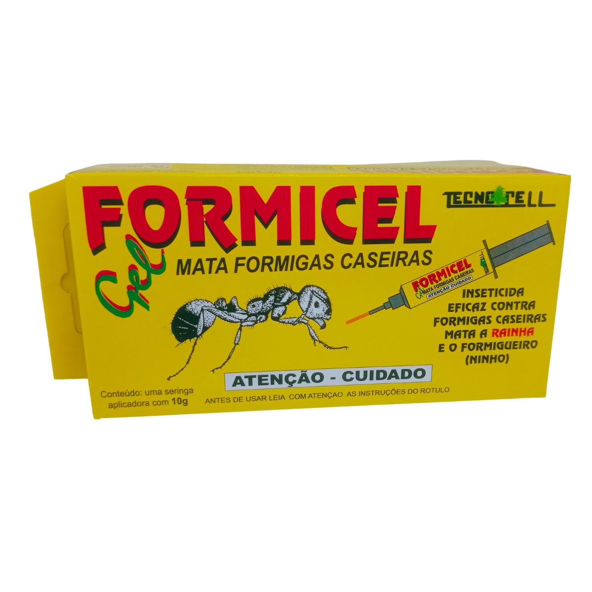 Formicel, Mata Formigas Caseiras em Gel 10g – Tecnocell