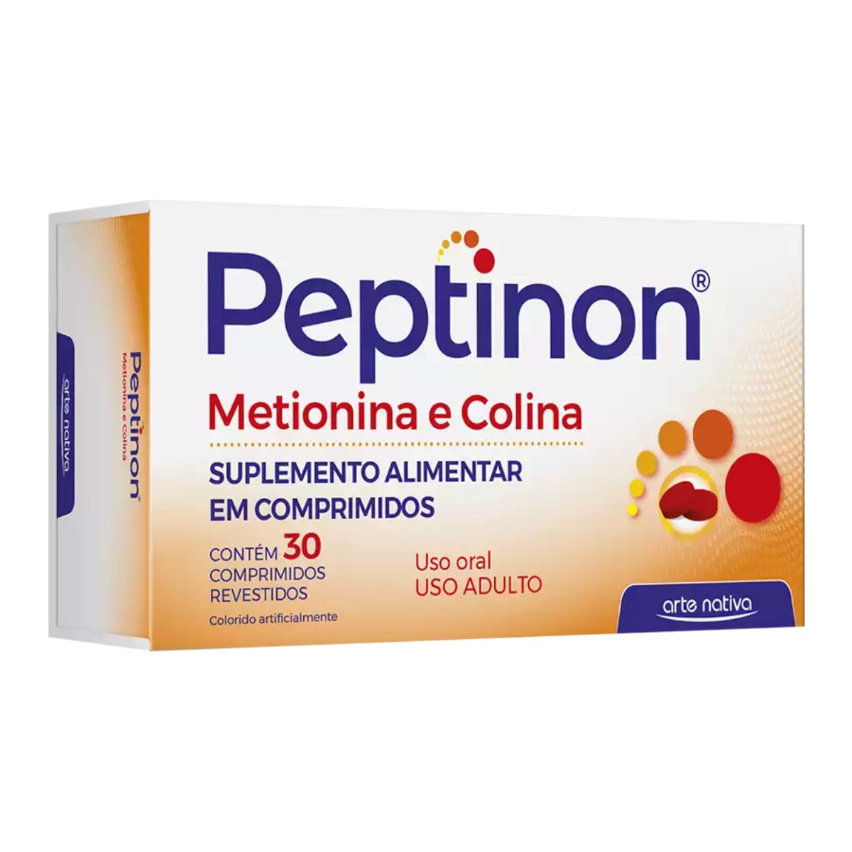 Peptinon, Metionina e Colina, 30 Comprimidos – Arte Nativa