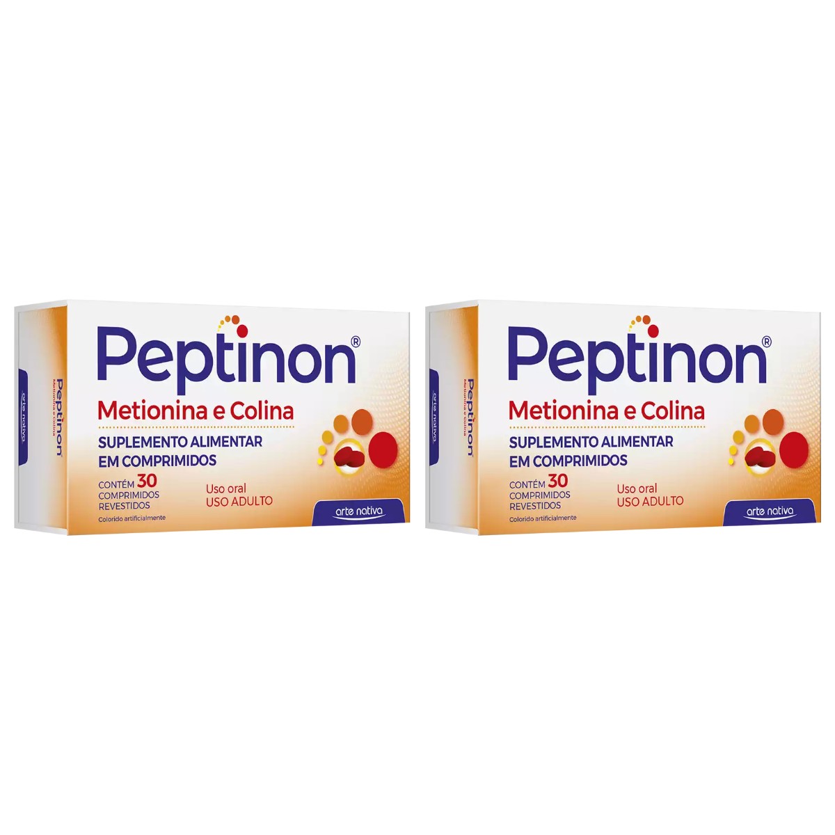 Kit 2 Peptinon, Metionina e Colina 30 Compr. –  Arte Nativa