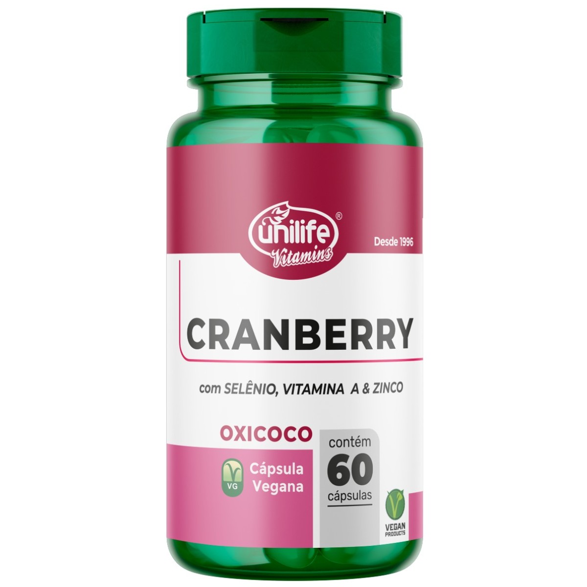 Cranberry Infecção Urinária 500mg 60 Cápsulas – Unilife